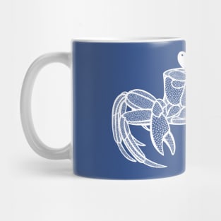 Atlantic Ghost Crab - cute and cool animal design - dark colors Mug